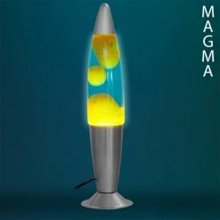 Atmosphera Soldes 8 Le moins cher 👏 Totalcadeau Lampe à Lave Magma fusée bleu 😀