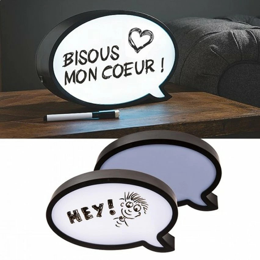Offres ✨ Totalcadeau Lightbox bulle de bande dessinée Boite LED Cinéma 🤩 4 Offres ✨ Totalcadeau Lightbox bulle de bande dessinée Boite LED Cinéma 🤩 – Image 2