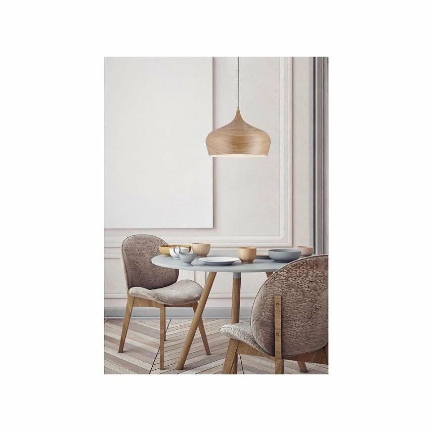 Les meilleures critiques de ✨ Paris prix Lustre - suspension en métal imitation bois. 30x130 cm E27 40 W marron 🎉 5 Les meilleures critiques de ✨ Paris prix Lustre - suspension en métal imitation bois. 30x130 cm E27 40 W marron 🎉 – Image 3