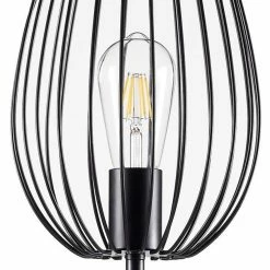 Budget 🌟 Paris prix MADDY Lampadaire en métal - Ø 22 x H 160 cm - Noir - Ampoule LED Décorative fournie 👏 -Atmosphera Soldes 3248116250309 5