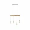 Meilleur prix 🥰 Paris prix Suspension 4 Lampes - Métal blanc et bois - NEW DETROIT 🥰 -Atmosphera Soldes 3248116418037 1