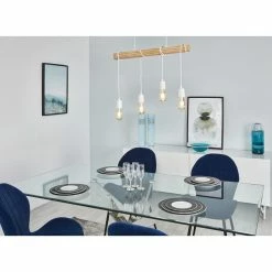 Meilleur prix đ„° Paris prix Suspension 4 Lampes - MĂ©tal blanc et bois - NEW DETROIT đ„° 13 Meilleur prix đ„° Paris prix Suspension 4 Lampes - MĂ©tal blanc et bois - NEW DETROIT đ„° -Atmosphera Soldes 3248116418037 6