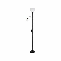 Atmosphera Soldes 14 Sortie 😍 Paris prix Lampadaire liseuse Betty 2 abat jours ABS Piétement métal L 20 x l 20 x H 176 cm INTERNATIONAL DESIGN ✔️