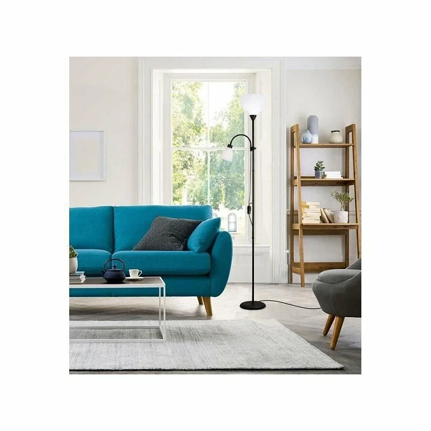 Sortie 😍 Paris prix Lampadaire liseuse Betty 2 abat jours ABS Piétement métal L 20 x l 20 x H 176 cm INTERNATIONAL DESIGN ✔️ 4 Sortie 😍 Paris prix Lampadaire liseuse Betty 2 abat jours ABS Piétement métal L 20 x l 20 x H 176 cm INTERNATIONAL DESIGN ✔️ – Image 2