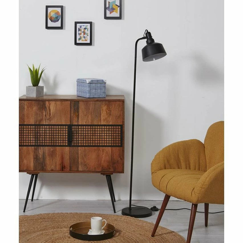 Acheter 😀 Paris prix Lampadaire - Lucas - Métal - Asymétrique - 20 x 20 x 153 cm - Industriel - Noir ❤️ 8 Acheter 😀 Paris prix Lampadaire - Lucas - Métal - Asymétrique - 20 x 20 x 153 cm - Industriel - Noir ❤️ – Image 6