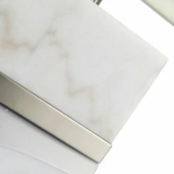 Promo ⭐ Paris prix Lampe à Poser "Legari" 49cm Blanc & Argent 👏 -Atmosphera Soldes 3327480055267 4