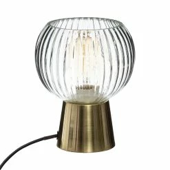De gros 🔔 Atmosphera Lampe en verre Laye H19.5 ✨