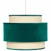 Offres ❤️ Atmosphera Suspension velours Tika D38 vert 🤩
