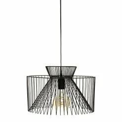 Meilleure vente 🔥 Atmosphera Suspension métal Dario noir H23 👏