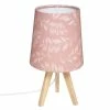 Sortie 🥰 Atmosphera Lampe en bois rose H23.5 cm 👍 -Atmosphera Soldes 3482731395261 1