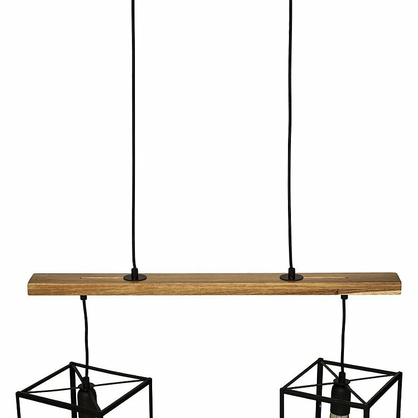Tout neuf 🧨 Atmosphera Suspension métal 2 lampes Sideo noir L70 👍 4 Tout neuf 🧨 Atmosphera Suspension métal 2 lampes Sideo noir L70 👍 – Image 2
