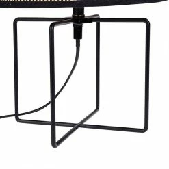 Nouveau 🧨 Ostaria Lampe métal rotin Yuca noir 🧨 -Atmosphera Soldes 3482731474058 3