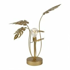 Top 10 😍 Ostaria Lampe feuilles métal doré LED 🧨 -Atmosphera Soldes 3482731475475 3