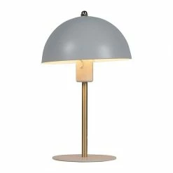 Meilleur prix 👏 Ostaria Lampe métal Lydia blanche dorée 🎉 -Atmosphera Soldes 3482731475642 3