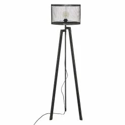 Nouveau 🛒 Atmosphera Lampadaire trépied Noah noir H140 👏