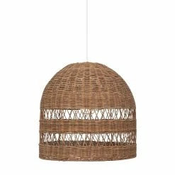 Meilleure affaire ⭐ Atmosphera Suspension rotin Lyna naturel D38 🔔