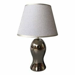 Promo 🎉 Paris prix Lampe à Poser Déco "Mélia" 37cm Argent ✨