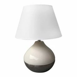 Meilleur prix 🎉 Paris prix Lampe à Poser Design "Colette" 39cm Blanc ⭐