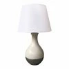 Promo 🥰 Paris prix Lampe à Poser Déco "Colette" 37cm Blanc 😉 -Atmosphera Soldes 3526781084567 1