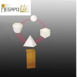 Promo ⭐ Magneticland Lampe LED en lévitation en bois clair MEGAPOLITE (sans abat-jour) 🤩 -Atmosphera Soldes 3527003987666 3