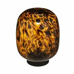 Le moins cher 😍 Atmosphera Lampe en Verre à LED Blanc chaud D 15.6 x H 19.8 cm 👏