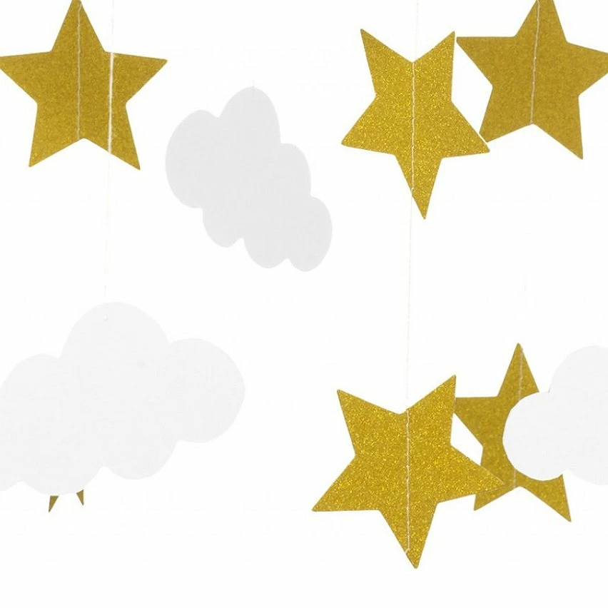 Bon marché 🌟 Suspension Nuages blanc et ocre Atmosphera - Blanc ⭐ 4 Bon marché 🌟 Suspension Nuages blanc et ocre Atmosphera - Blanc ⭐ – Image 2