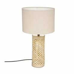 Vente flash 👍 Atmosphera Lampe à poser en Bambou D 26 x H 47 cm ⌛