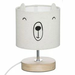Meilleur prix ✨ Atmosphera Lampe à Poser Déco "Ourson" 21cm Blanc 🎁
