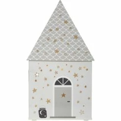 Grosses soldes 🛒 Atmosphera Lampe à Poser Enfant "Maison" 21cm Gris 🔔 -Atmosphera Soldes 3560233814616 3