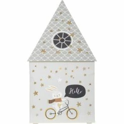 Grosses soldes 🛒 Atmosphera Lampe à Poser Enfant "Maison" 21cm Gris 🔔 -Atmosphera Soldes 3560233814616 4