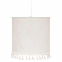 Offres đ Atmosphera Lampe Suspension en Tissu "Shadi" 34cm Lin đ§š