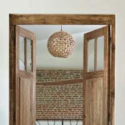 Promo 🎁 Atmosphera Luminaire Suspension en Fibre naturelle D 38 cm 🔥 -Atmosphera Soldes 3560233817259 5