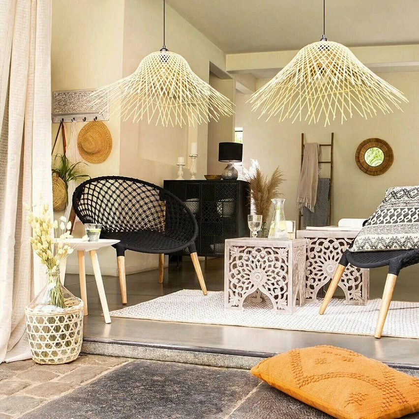 Meilleure vente ❤️ Suspension bambou D76 Moxa Atmosphera turel clair 😉 4 Meilleure vente ❤️ Suspension bambou D76 Moxa Atmosphera turel clair 😉 – Image 2