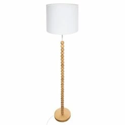 Grosses soldes ✔️ Atmosphera Lampadaire en Bois Design "Nino" 146cm Beige ❤️