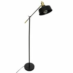 Coupon 👍 Atmosphera Lampadaire Arc Design "Flower" 155cm Noir ❤️