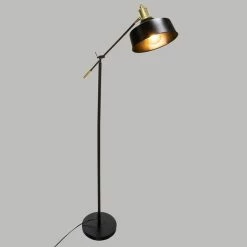 Coupon 👍 Atmosphera Lampadaire Arc Design "Flower" 155cm Noir ❤️ -Atmosphera Soldes 3560233817495 5