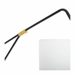 Remise 👍 Atmosphera Lampadaire en métal Noir et Doré H 171 cm 🤩 -Atmosphera Soldes 3560233817648 3