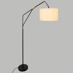 Remise 👍 Atmosphera Lampadaire en métal Noir et Doré H 171 cm 🤩 -Atmosphera Soldes 3560233817648 4