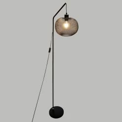 Tout neuf ⌛ Atmosphera Lampadaire Arc Design "Emie" 157cm Noir ⌛ -Atmosphera Soldes 3560233817655 3