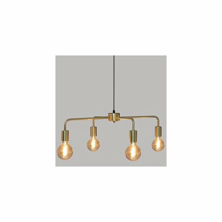 De gros ⭐ Atmosphera Lampe Suspension 4 Têtes Design "Teve" 69cm Or 😀 6 De gros ⭐ Atmosphera Lampe Suspension 4 Têtes Design "Teve" 69cm Or 😀 – Image 4