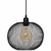 Bon marché 🎁 Atmosphera Lampe Suspension en Métal "Emie" 25cm Noir 🛒