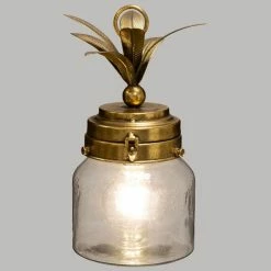 Bon marché 🧨 Atmosphera Lampe à Poser LED "Ananas" 33cm Or ⭐ -Atmosphera Soldes 3560233822666 4
