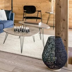 Le moins cher ✨ Atmosphera Lampe à Poser Design "Etel" 55cm Noir ❤️ -Atmosphera Soldes 3560233834423 5