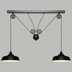 Nouveau 🔔 Suspension double métal L120 Ezio noir Atmosphera - Noir 🔔 10 Nouveau 🔔 Suspension double métal L120 Ezio noir Atmosphera - Noir 🔔 -Atmosphera Soldes 3560237548548 3