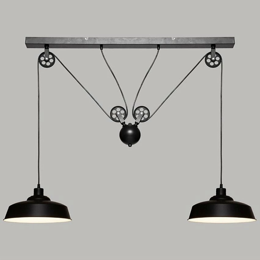 Nouveau 🔔 Suspension double métal L120 Ezio noir Atmosphera - Noir 🔔 5 Nouveau 🔔 Suspension double métal L120 Ezio noir Atmosphera - Noir 🔔 – Image 3