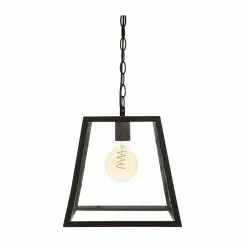 Offres đ„° Atmosphera Luminaire Suspension en Verre et mĂ©tal Noir D 30 cm đ§š