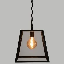 Offres 🥰 Atmosphera Luminaire Suspension en Verre et métal Noir D 30 cm 🧨 -Atmosphera Soldes 3560237548562 4