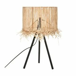 Top 10 ⭐ Atmosphera Lampe Trépied en métal et Abat jour en Raphia H 49 cm 😀