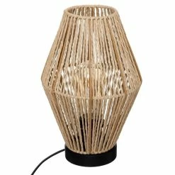 Le moins cher 👏 Lampe à poser cordage H32 Aissa Atmosphera - Naturel clair 😉