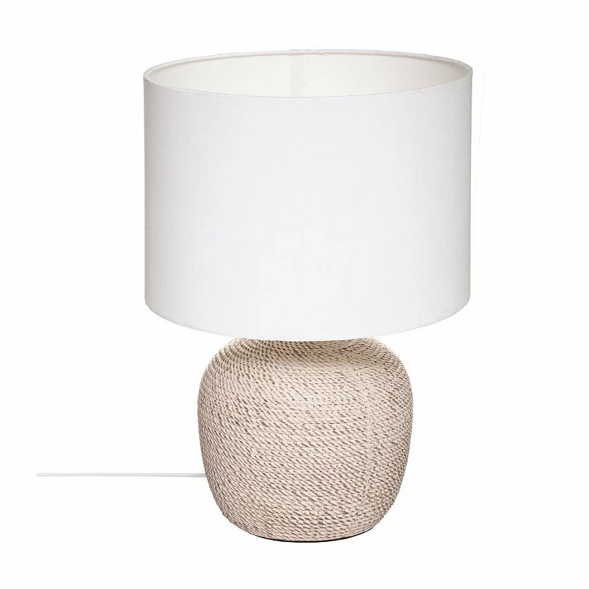 Meilleur prix ❤️ Atmosphera Lampe à poser en Céramique Beige et Abat jour Blanc H 39.5 cm ✨ 3 Meilleur prix ❤️ Atmosphera Lampe à poser en Céramique Beige et Abat jour Blanc H 39.5 cm ✨